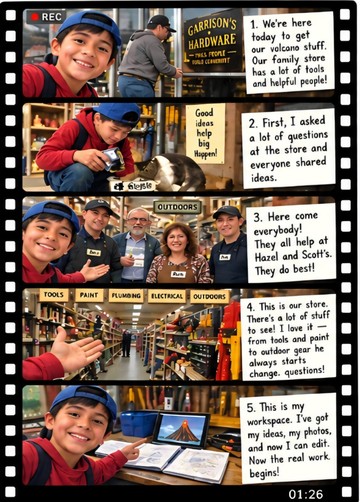 Connor's video filmstrip